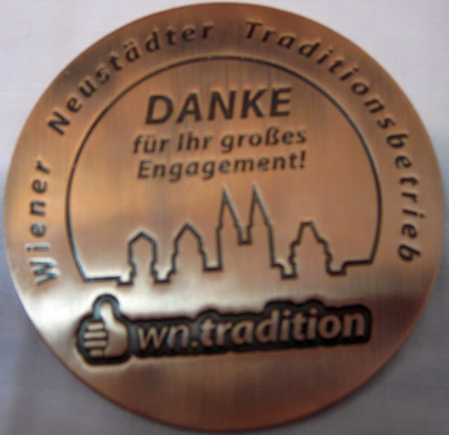 Die Vorderseite der Auszeichnung